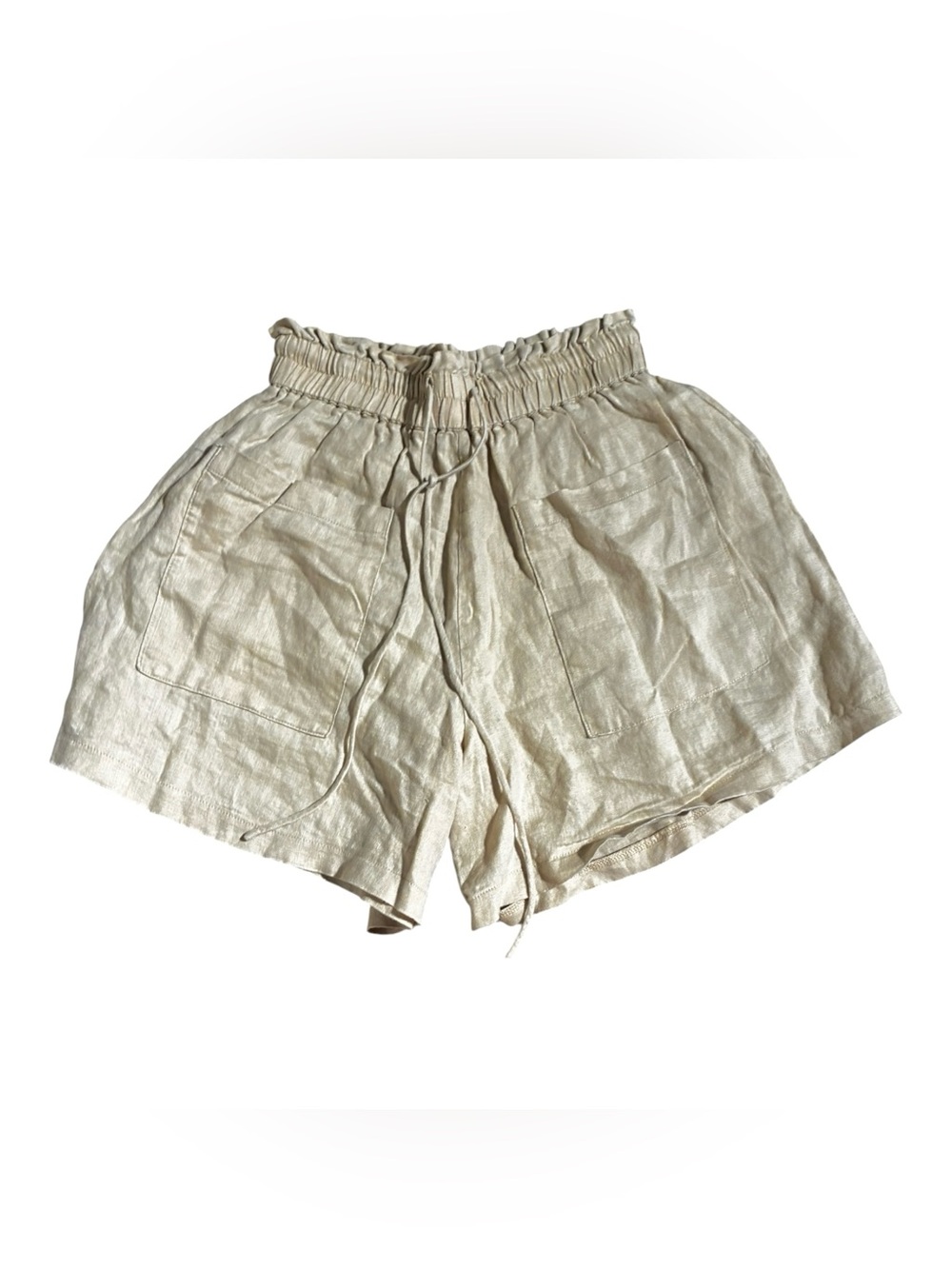 DISSH Paperbag Pocket Linen Shorts